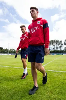 Guernsey V Bristol City Prints: Bristol City FC: Max O'Leary and Jamie Paterson in Pre-season Action against Guernsey FC