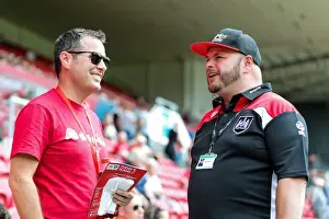 Bristol City V Portsmouth Prints: Bristol City FC: New Stadium Announcer Ian Downs Rallies Supporters before Portsmouth Match (30)