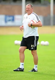 Bristol City FC: Nigel Spink Conducts Goalkeeping Drills during Pre-Season Training (Scotland Tour)