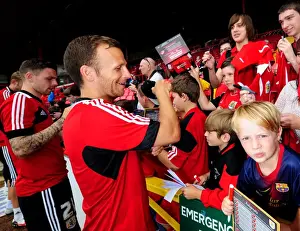 Open Day Prints: Bristol City FC Open Day: Paul Anderson and Jody Morris Meet and Greet Fans with Autograph Signing Session