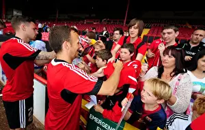 Bristol City FC Open Day: Paul Anderson and Jody Morris Sign Autographs