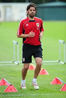 Bristol City FC: Paul Hartley in Focus during Championship Pre-Season Training