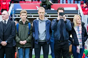 Bristol City V Blackburn Rovers Prints: Bristol City FC Pays Tribute: A Minute's Silence for Gerry Gow