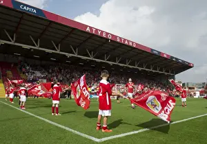 Bristol City V Scunthorpe Prints: Bristol City FC Pays Tribute to Scunthorpe United at Ashton Gate