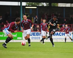Framed Print : Bristol City FC: Pre-Season Friendly Against Weymouth (09-10)