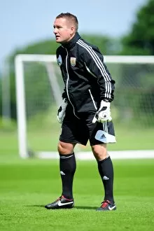 Images Dated 27th June 2013: Bristol City FC: Pre-Season Training with Goalkeeping Coach Lee Kendall