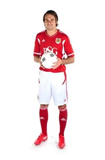 Images Dated 30th June 2011: Bristol City FC: Revealing the New Kit for Season 11-12