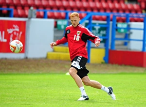 Scotland Tour Prints: Bristol City FC: Ryan Taylor in Pre-Season Training, Scotland Tour (July 2012)