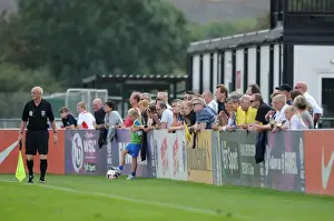 Manchester City Womens Prints: Bristol City FC: A Sea of Supporters at SGS Wise Campus for Women's Super League Match