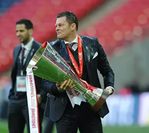 March Prints: Bristol City FC: Steve Cotterill Leads the Way in Johnstone's Paint Trophy Final against Walsall