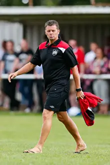 Bristol City FC: Steve Cotterill Watches Preseason Community Match at Brislington Stadium