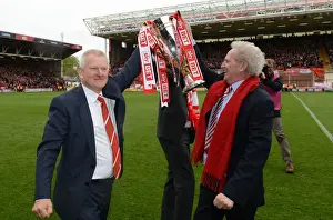 Bristol City V Walsall Prints: Bristol City FC: Steve Lansdown Celebrates Sky Bet League One Win Against Walsall