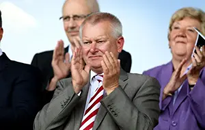 Bristol City FC: Steve Lansdown Cheers On His Team at Pirelli Stadium (Burton Albion vs. Bristol City, Sky Bet Championship)