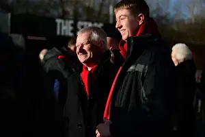 Bristol City V Reading Prints: Bristol City FC: Steve Lansdown Meets Fans at Ashton Gate During Bristol City vs