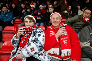 Bristol City FC: Thrilling Victory at Crewe Alexandra's Stadium, Sky Bet League 1, 2014 - Fans Celebrate