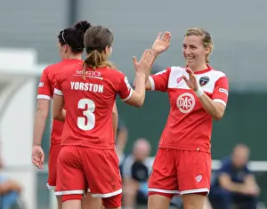 Manchester City Womens Prints: Bristol City FC: Thrilling WSL Win - Corinne Yorston Scores, McCatty Celebrates