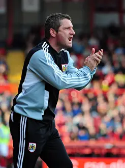 Bristol City V Birmingham City Prints: Bristol City FC: Tony Docherty at Ashton Gate Stadium - Championship Match vs Birmingham City (October 23)