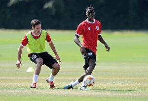 Images Dated 2nd July 2014: Bristol City FC: Training Sessions - Focus on Cunningham and Wynter