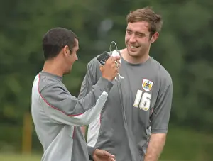 Training 07-08 Prints: Bristol City FC: Training Sessions - Richard Keogh and Scott Murray (07-08)