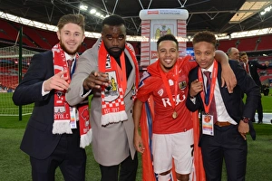 March Prints: Bristol City FC: Triumph at Wembley - Wes Burns