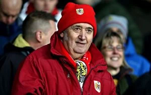Images Dated 11th February 2017: Bristol City FC: Triumphant Fans Celebrate at iPro Stadium After Derby County Victory, February 2017