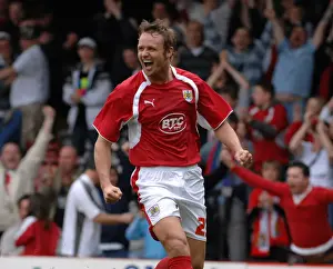Bristol City FC: Unforgettable Moment - Lee Trundle's Euphoric Celebration Amongst Adoring Fans