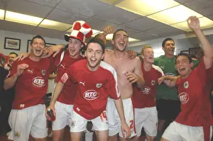 Promotion Prints: Bristol City FC: Unforgettable Moments in the Promotion Dressing Room