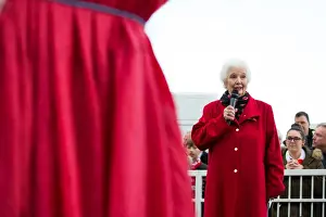 Bristol City V Brighton And Hove Albion Prints: Bristol City FC: Unveiling of John Atyeo's Legendary Statue at Ashton Gate