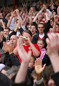 Images Dated 7th May 2008: Bristol City FC: Unwavering Passion of Devoted Fans