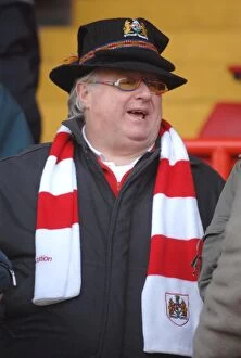 Images Dated 10th January 2008: Bristol City FC: Unwavering Passion of Devoted Fans