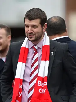 Bristol City V Walsall Prints: Bristol City FC: Vice-Chairman Jon Lansdown at Ashton Gate Stadium during Bristol City vs Walsall