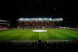 Framed Print : Bristol City FC vs Gillingham: Johnstones Paint Trophy Showdown at Ashton Gate Stadium