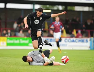 Framed Print : Bristol City FC vs Weymouth: Pre-Season Friendly (09-10)