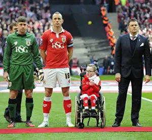Bristol City FC at Wembley: Manager Steve Cotterill and Players Aaron Wilbraham
