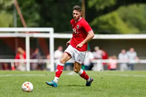 Bristol City FC: Wes Burns in Action during Pre-Season Community Match against Keynsham Town