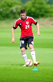 Season 13-14 Prints: Bristol City FC: Wes Burns at Pre-Season Training (June 2013)