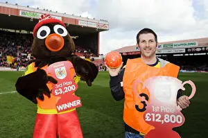 Town Prints: Bristol City FC: Winning Moment at Ashton Gate during Half Time (2013)