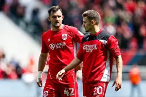 Bristol City V Birmingham City Prints: Bristol City FC: Wright and Paterson Reflect after Birmingham Clash at Ashton Gate