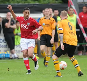 Brislington Prints: Bristol City FC: Zak Vyner in Action during Pre-Season Friendly at Brislington Stadium (July 2015)