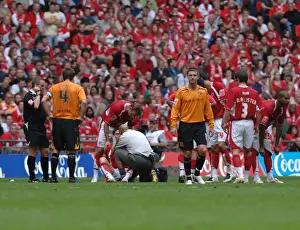 Play Off Final Prints: Bristol City FC's Thrilling Play-Off Victory: Season 07-08