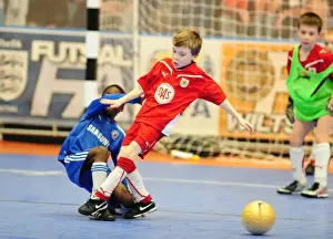 Academy Prints: Bristol City First Team at 09-10 Academy Futsal Tournament