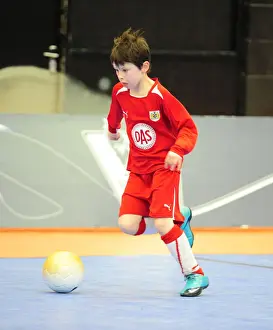 Academy Prints: Bristol City First Team at 09-10 Academy Futsal Tournament: A Season of Determination and Skill
