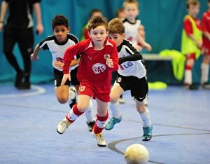 Bristol City Collection: Bristol City First Team: 09-10 Season - Academy Futsal Tournament Win