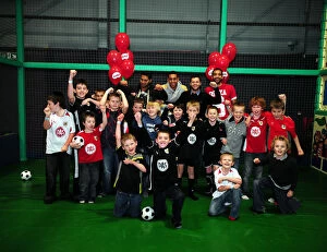 Images Dated 1st December 2009: Bristol City First Team: 09-10 Season's Jumping Christmas Party at Jump