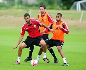 Images Dated 2nd July 2010: Bristol City First Team: 2010-11 Pre-Season Training - Gearing Up for Season 10-11