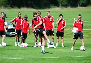 Images Dated 2nd September 2010: Bristol City First Team: 2010-11 Season Gear-Up Training (Sept 2, 2010)