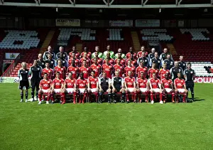 Framed Print : Bristol City First Team: 2011-2012 - Season 11-12 Team Photo