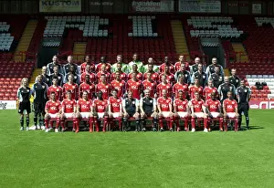 Framed Print : Bristol City First Team: 2011-2012 Season - Team Photo