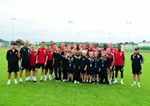 Images Dated 19th July 2010: Bristol city first team with the academy
