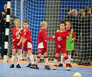 Bristol City Collection: Bristol City First Team: Academy Futsal Champions - Season 09-10